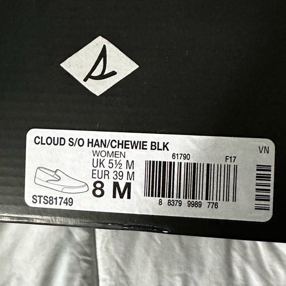 Star Wars Women’s Sperry Cloud Slip On Size 8 - Picture 2 of 7